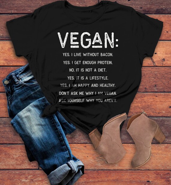 vegan t shirts etsy