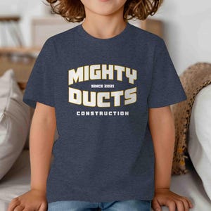 Kid&#39;s Custom Construction Shirt Personalized Builder House Remodeling T Shirts Contractor Logo Business TShirt Unisex Mans Gift Idea Boy&#39;s