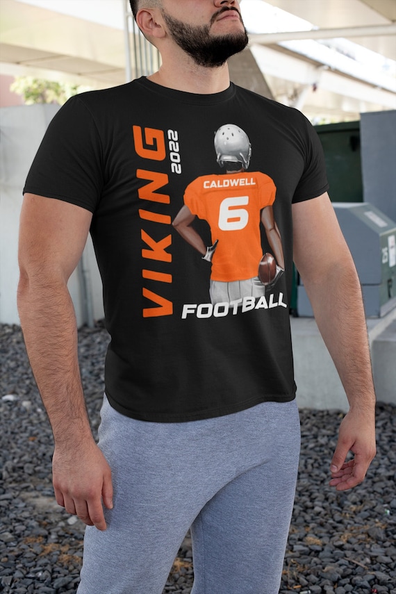 Men's Personalized Football T Shirt Custom Football Dad Shirt Personalized Football Mom Team TShirt Custom Unisex Shirts Gift Idea