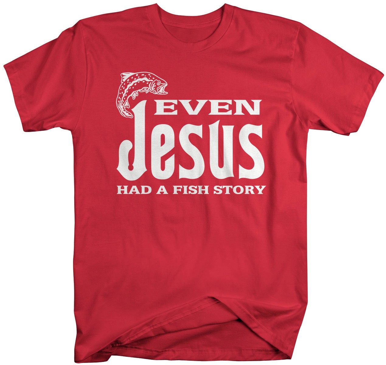 Men's Funny Fishing T-shirt Even Jesus Had A Fish Story - Etsy Men's Funny Fishing T-shirt Even Jesus Had A Fish Story - Etsy