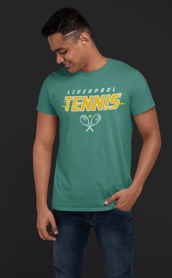 Men's Personalized Tennis T Shirt Custom Tennis Dad Shirt Racket Ball Pride Baller Team Unisex Man Shirts Gift Idea