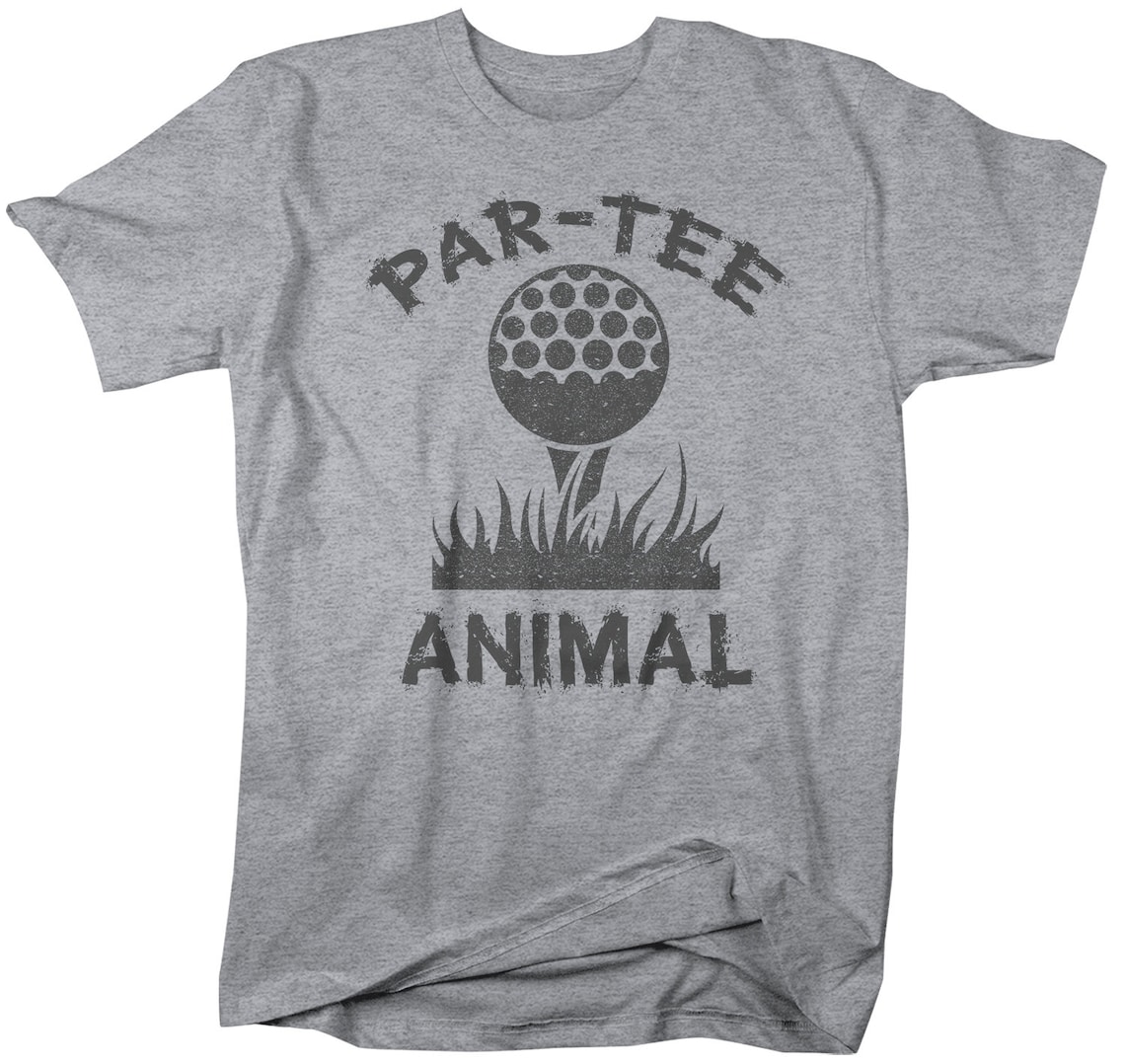 Men's Funny Golf T Shirt Par Tee Animal Shirt Golfer Etsy