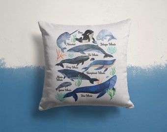 whales pillow