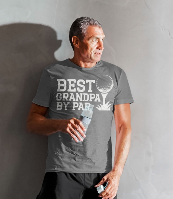 Men's Funny Best Grandpa By Par T Shirt Father's Day Gift Golf Shirt Funny Grandpa Gift Father's Gift Funny Papa Shirt