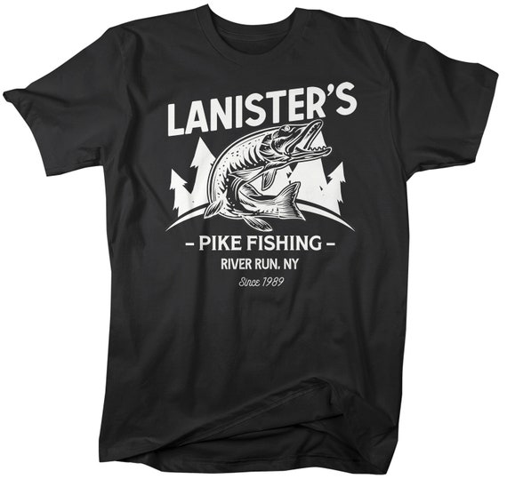 Camiseta de pesca personalizada, camisa de pesca de Lucio, viaje