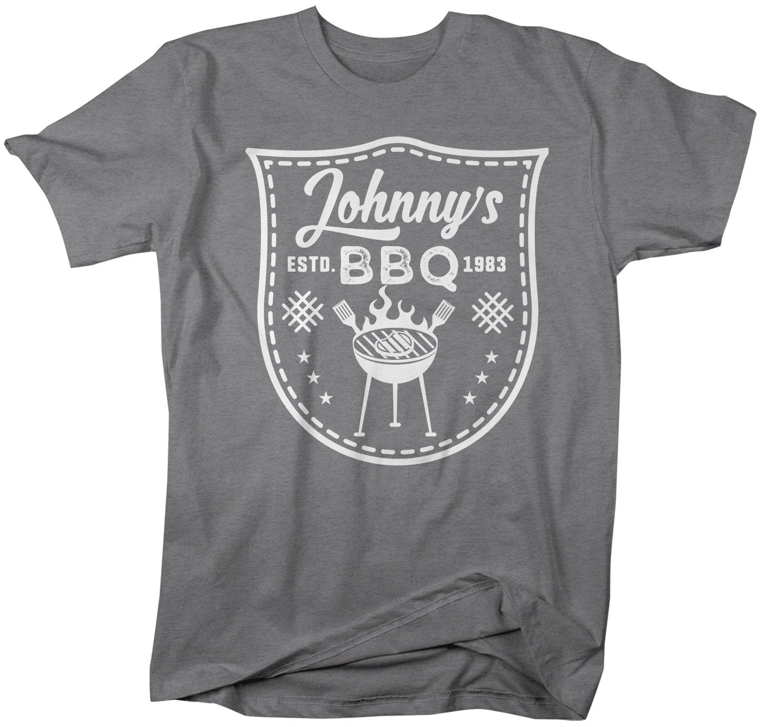 Men's Men's Personalized BBQ T Shirt Custom Grilling | Etsy