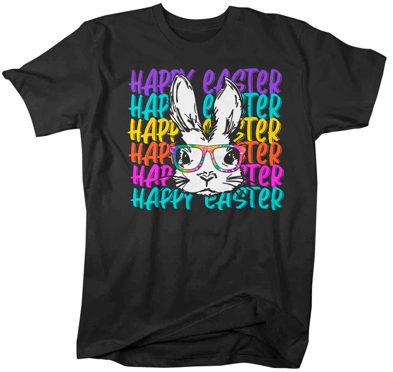 Men's Easter Shirt Happy Easter Bunny T Shirt Hipster Etsy