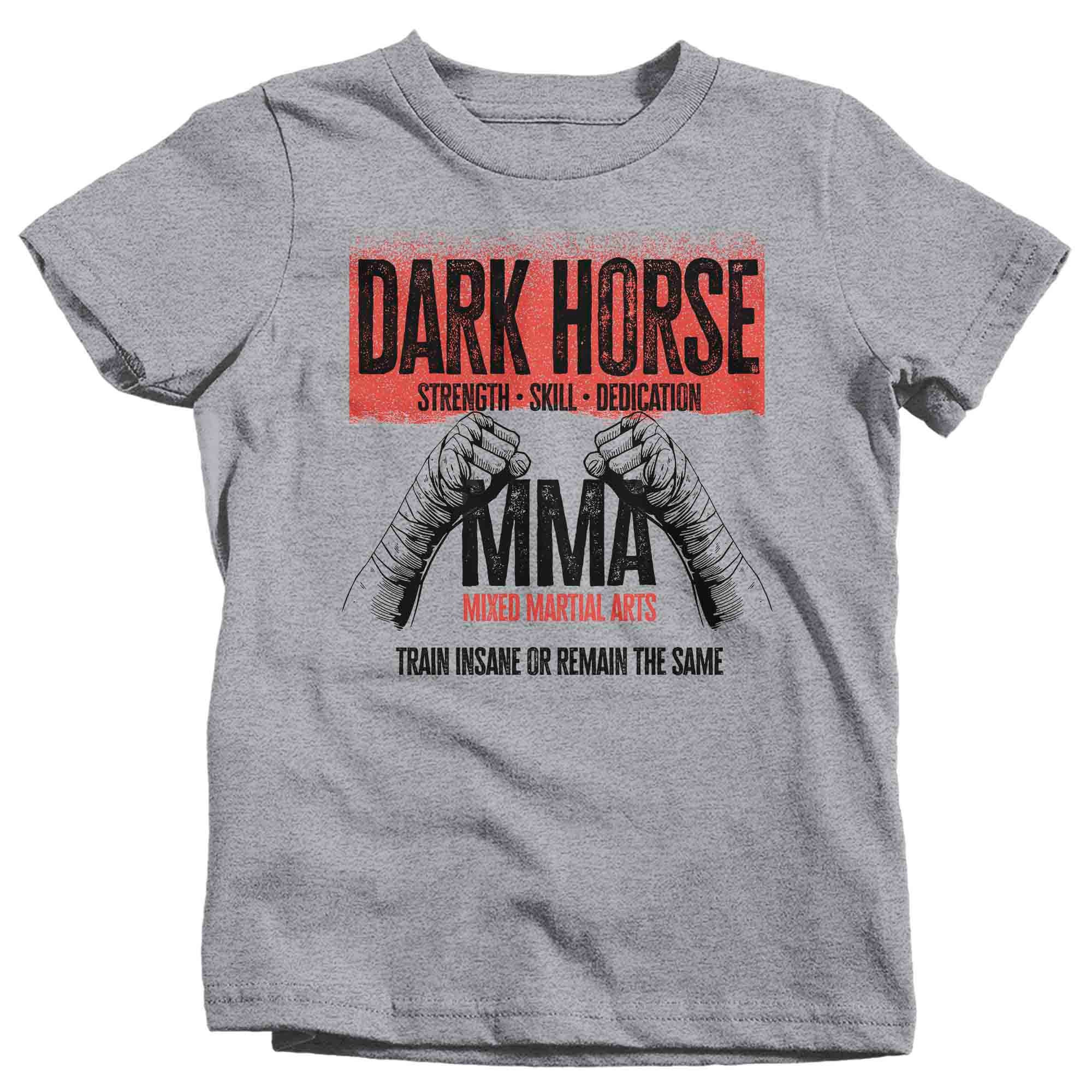 Kids Personalized Boxing Shirt Mixed MMA T Shirt Gift for Fighter Mixed  Martial Arts Jiu Jitsu Train Gym Dojo Tshirt Boy's Girl's Soft Tee 
