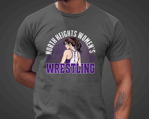 Men's Personalized Wrestling Shirts Custom Woman Wrestler Dad Athletic Girl Ladies T-Shirt Female Wrestlers Custom TShirt Unisex Gift Idea