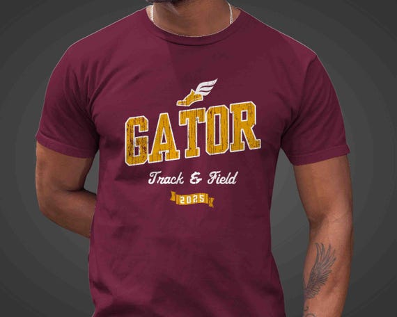 Men's Personalized Track & Field Shirt Runner T Shirt Run Modern Custom Track Shoe Runner Tee Gift Team Logo Man Unisex Modern Track Tee