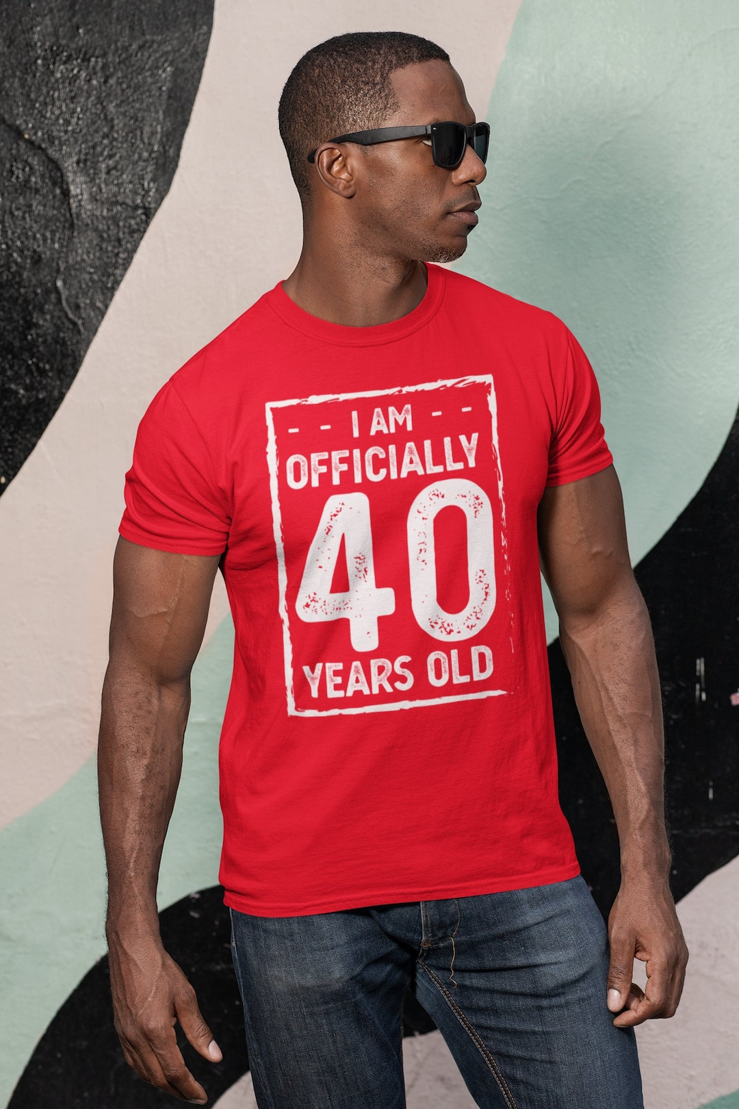 40 Años Camisas Para CumpleaÃ±os De Hombre Camiseta De 40