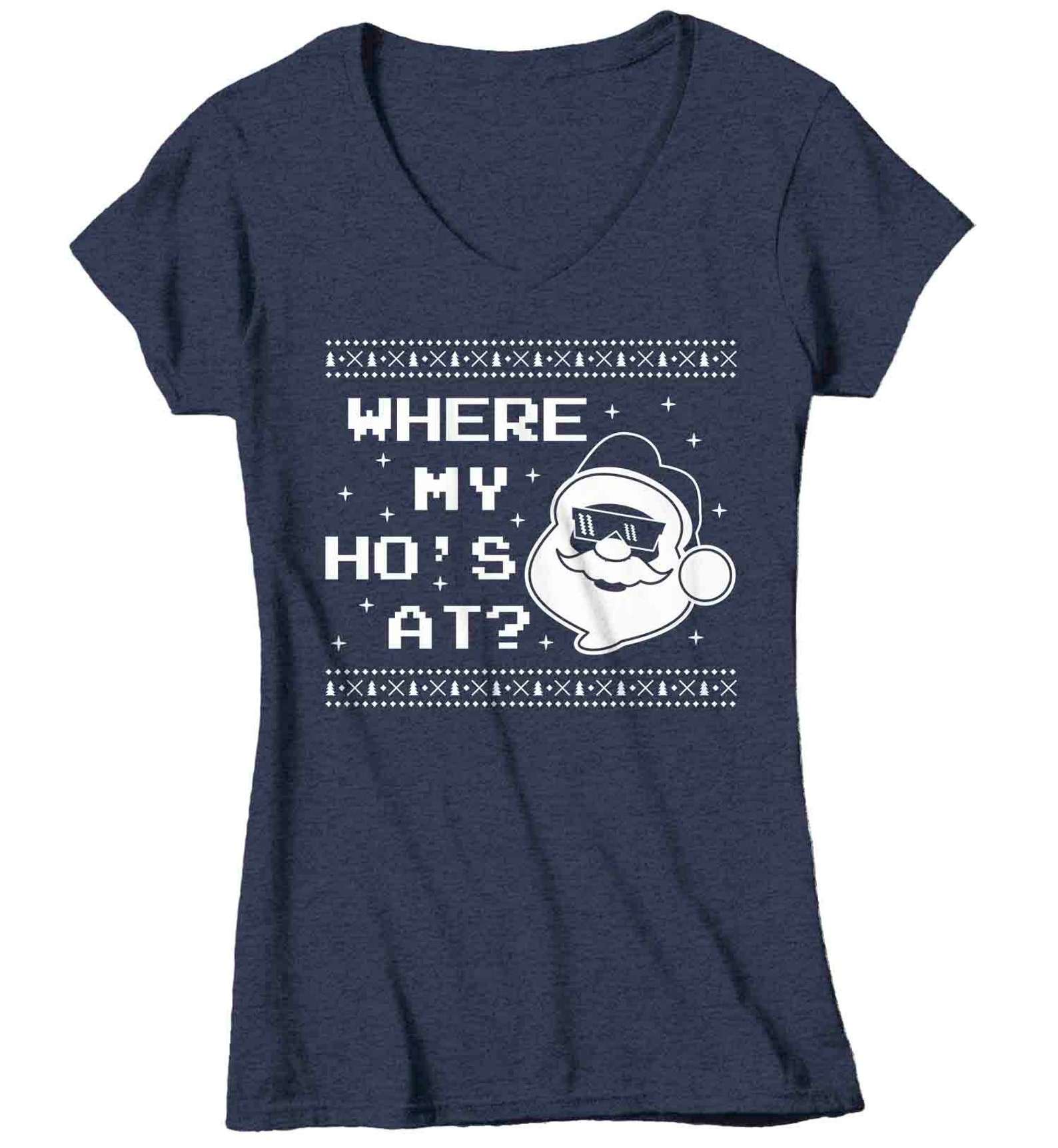 Women's Funny Christmas T Shirt Santa Shirt Christmas Etsy