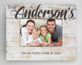 Personalised handmade photo frame FAMILY where life begins grandparent mum dad
