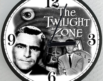 Horloge murale Twilight Zone, science-fiction, émission de télévision, décoration d'intérieur, cadeau