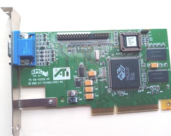 Vintage ATI Radeon 9200LE AGP Graphics Card 128MB (untested) - Etsy