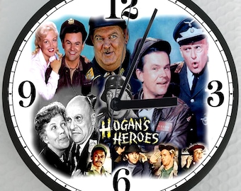 Hogan Wall Clock, comedy, war, pow, TV show, home decor, gift