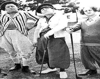Carte postale de golf Stooge