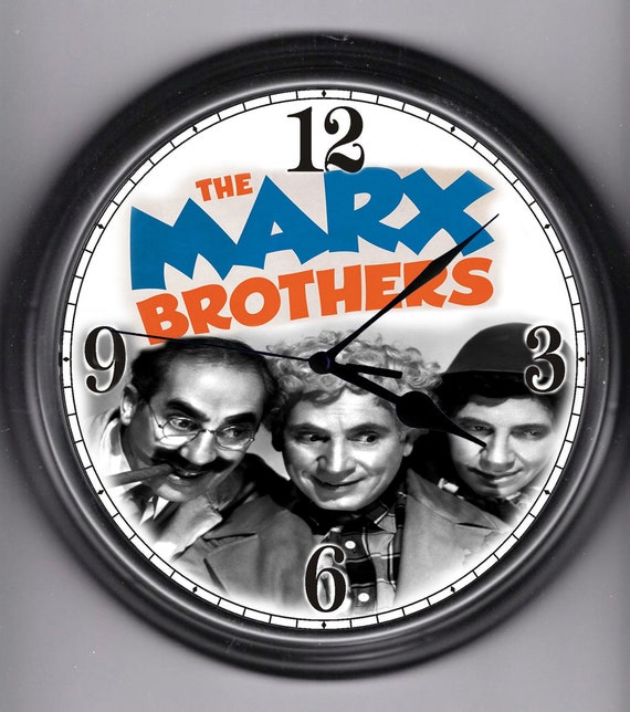 Marx Brothers Wall Clock Etsy