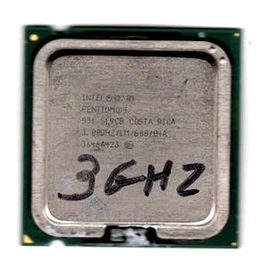 Vintage Intel Pentium 4 531 3 GHz 800 MHz Socket 775 CPU SL9CB 3646A423