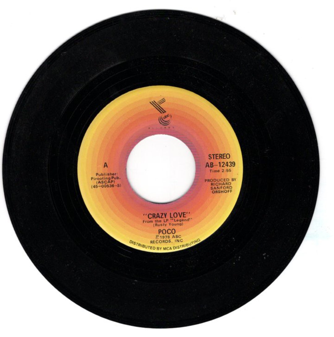 Crazy Love Poco 45 RPM Record - Etsy