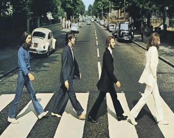 Reproducción de Abbey Road en formato 8x10