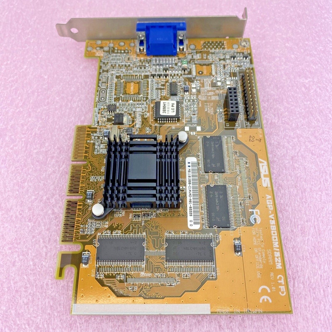 Vintage ASUS AGP-V3800M/32M AGP Video Card - Etsy