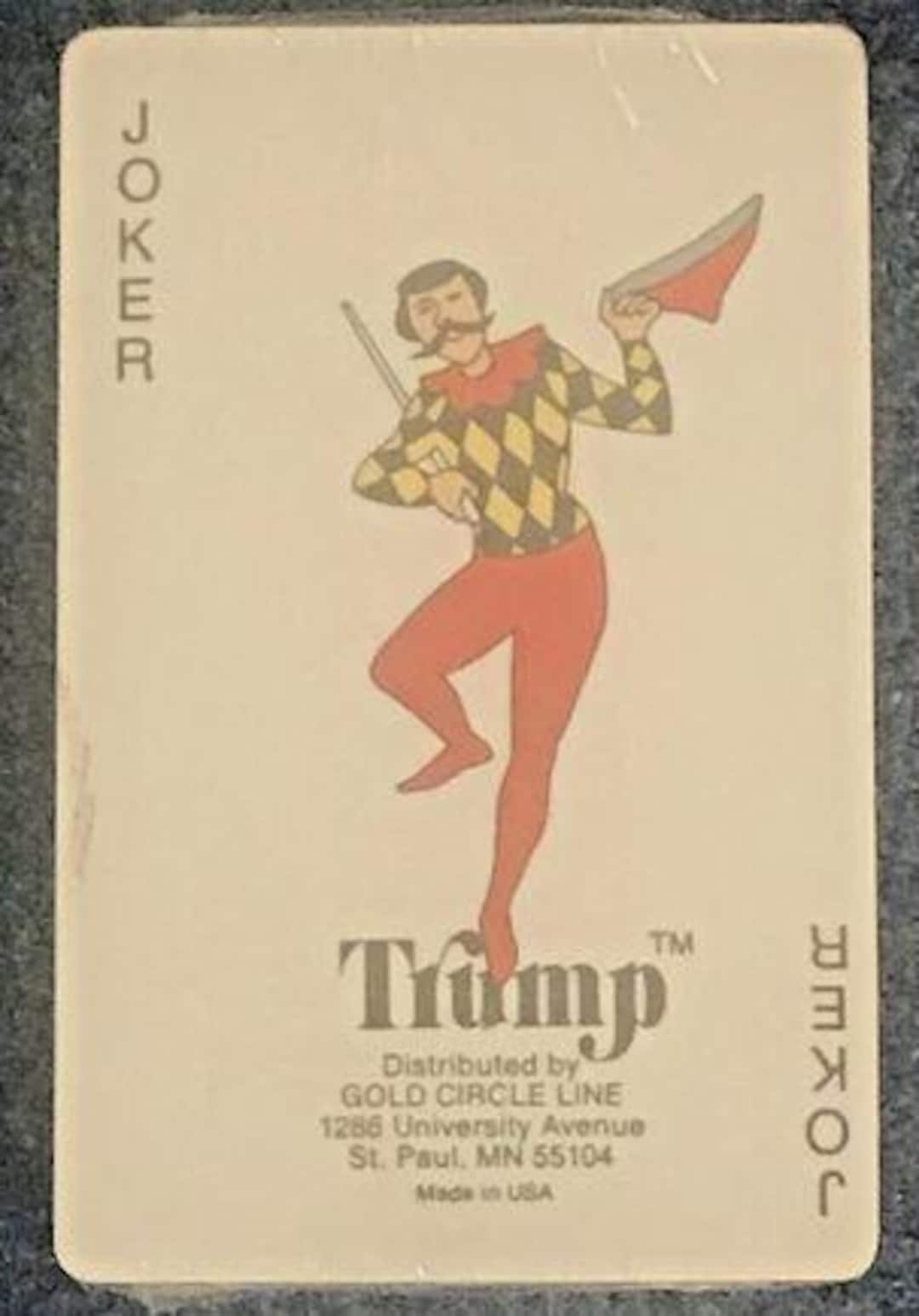Vintage Trump Playing Cards - Distributed by Gold Circle Line