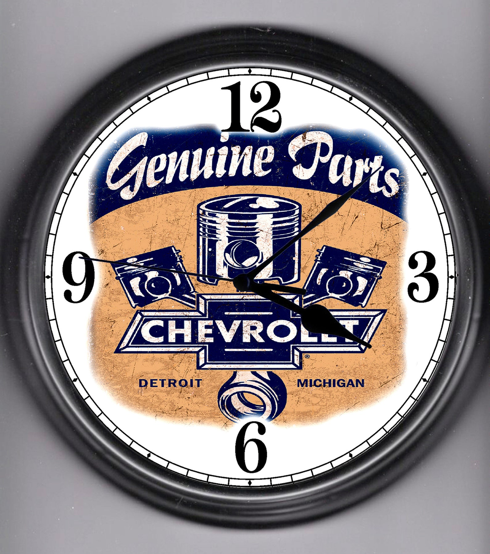 Chevy Parts Wall Clock Etsy