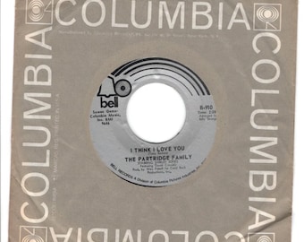 Partridge Family I Think I Love You 45 RPM Record 1970