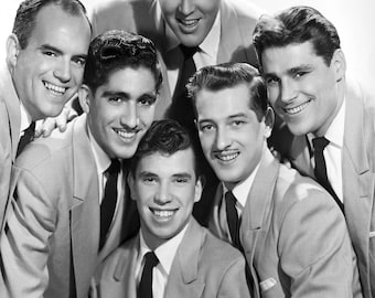 Vintage Bill Haley Comets Reproduction Print B&W 8 x 10
