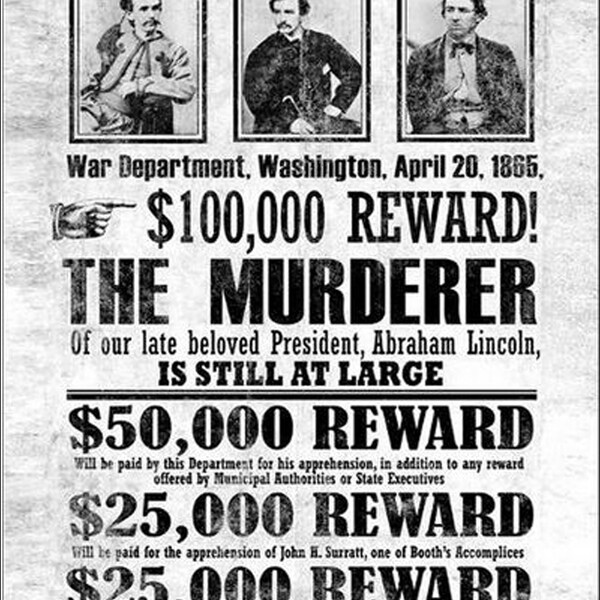 John Wilkes Booth Etsy