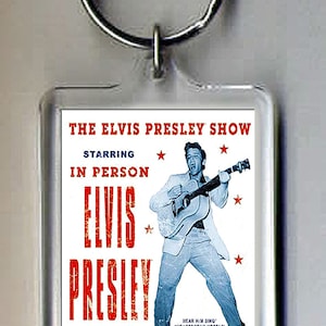 ELVIS PRESLEY SUBLIMATION Key Chain APPROX SIZE 3.5X2.25