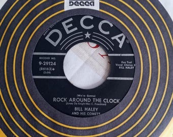 Rock Around The Clock 1954 Bill Haley Disco de 45 RPM 9-29124