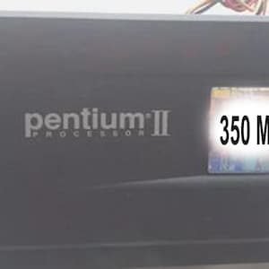 Vintage Pentium 2 CPU 350 MHz Slot 1 SL2S6