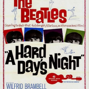 Hard days night 1964 - Etsy 日本