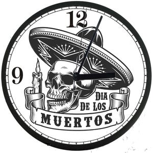 Day Dead Wall Clock,, home decor, gift, Mexico