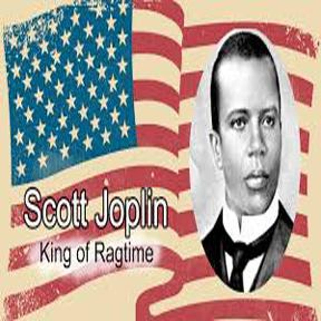 Artwork-style image representing Entertainer ragtime sheet music in PDF form.