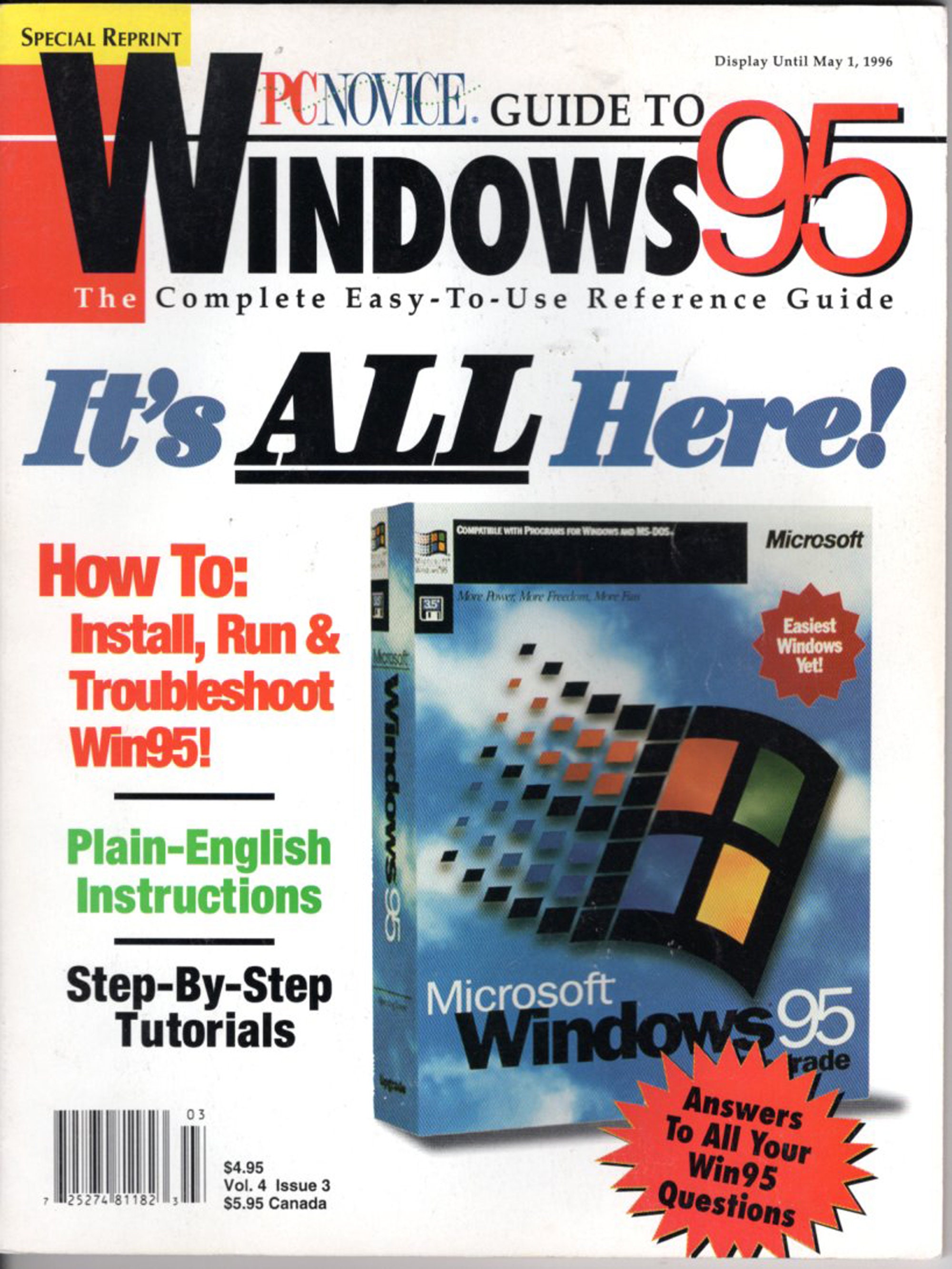Vintage Computer Magazine Windows 95 - Etsy