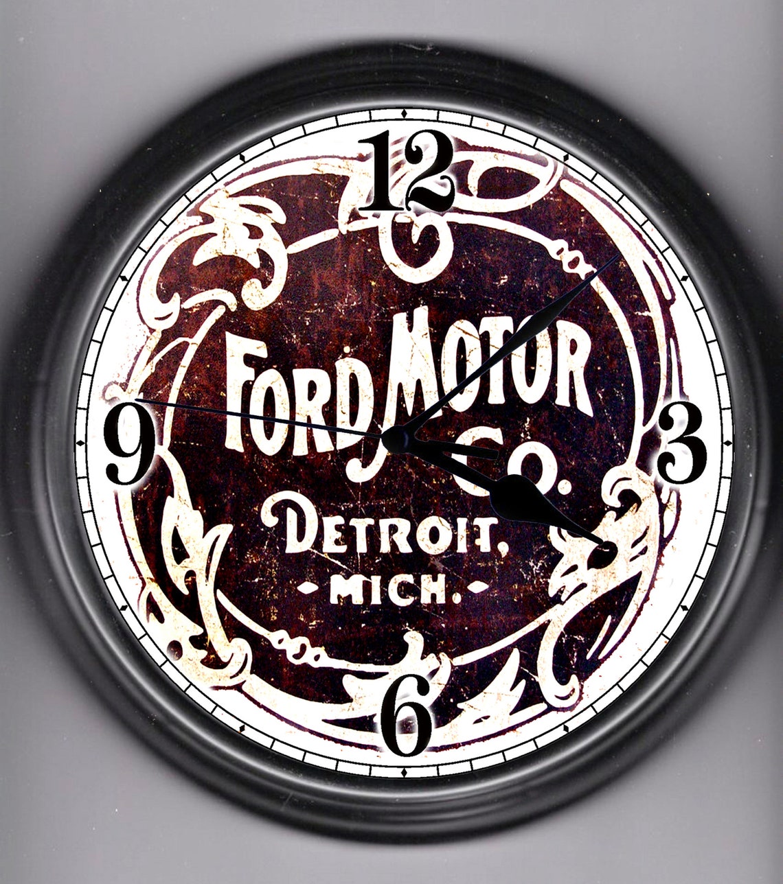 Ford Motor Company Wall Clock Etsy