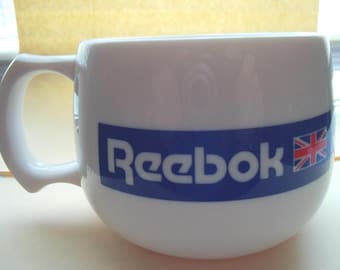 Vintage Reebok White Coffee Mug