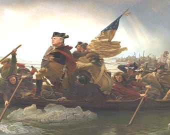 Postal del presidente Donald J. Trump cruzando Delaware