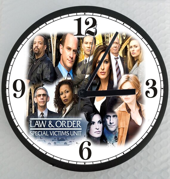 Reloj de pared SVU de ley y orden Etsy Mexico