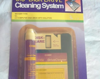 Vintage Floppy Disk Cleaner Kit