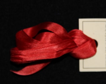 Poppy 7 mm Silk Ribbon