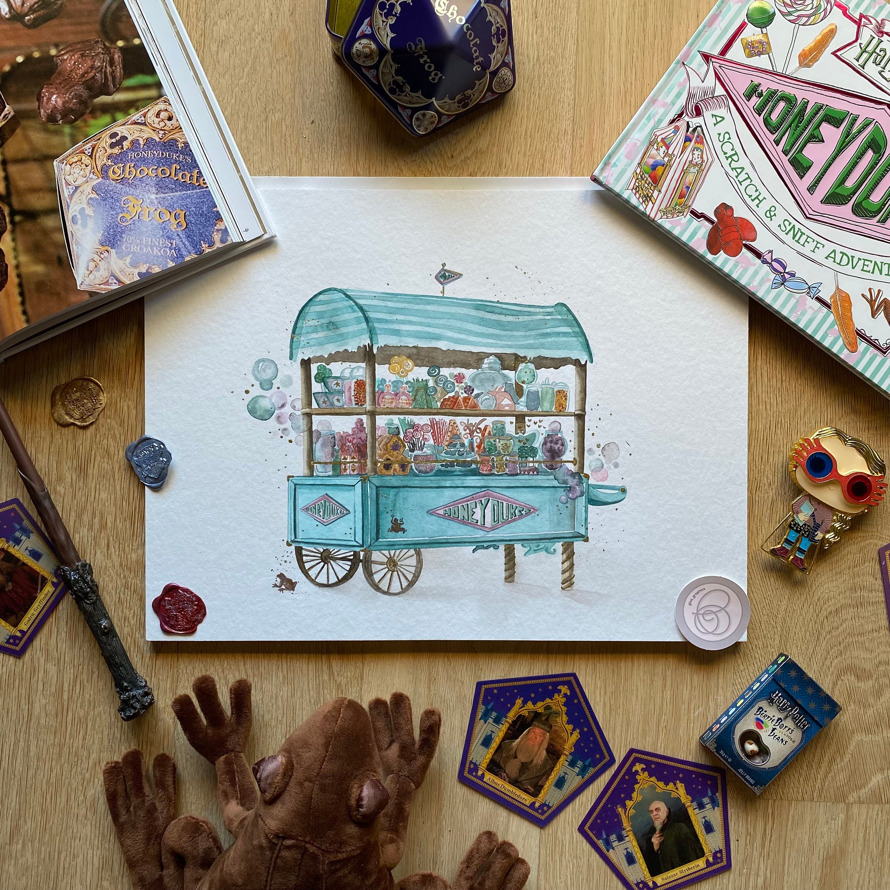 LIMITED EDITION Wizard Magic World Print Signed and Numbered