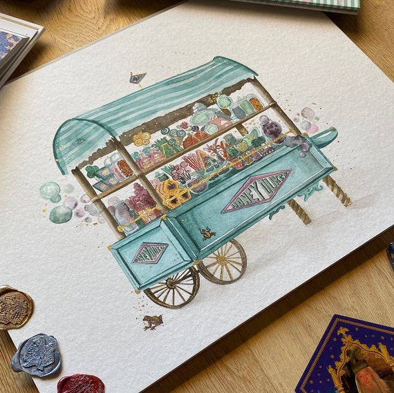 LIMITED EDITION Wizard Magic World Print Signed and Numbered