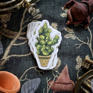 Wizard Magic World Sticker  - Magical Sticker - herbology mimbulus mimbletonia - Magic School