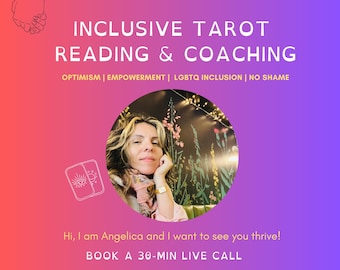 LGBTQ+ inklusive Tarot Legung & Coaching 30-min