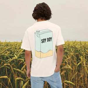 Soy Boy T-shirt carré unisexe surdimensionné