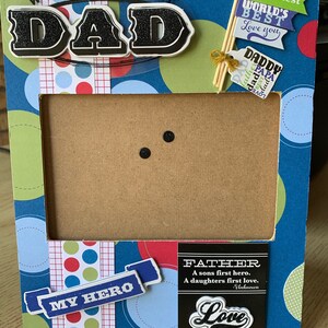 World&#39;s Greatest Dad Picture Frame, Father&#39;s Day Picture Frame, Father&#39;s Day Present, My Hero